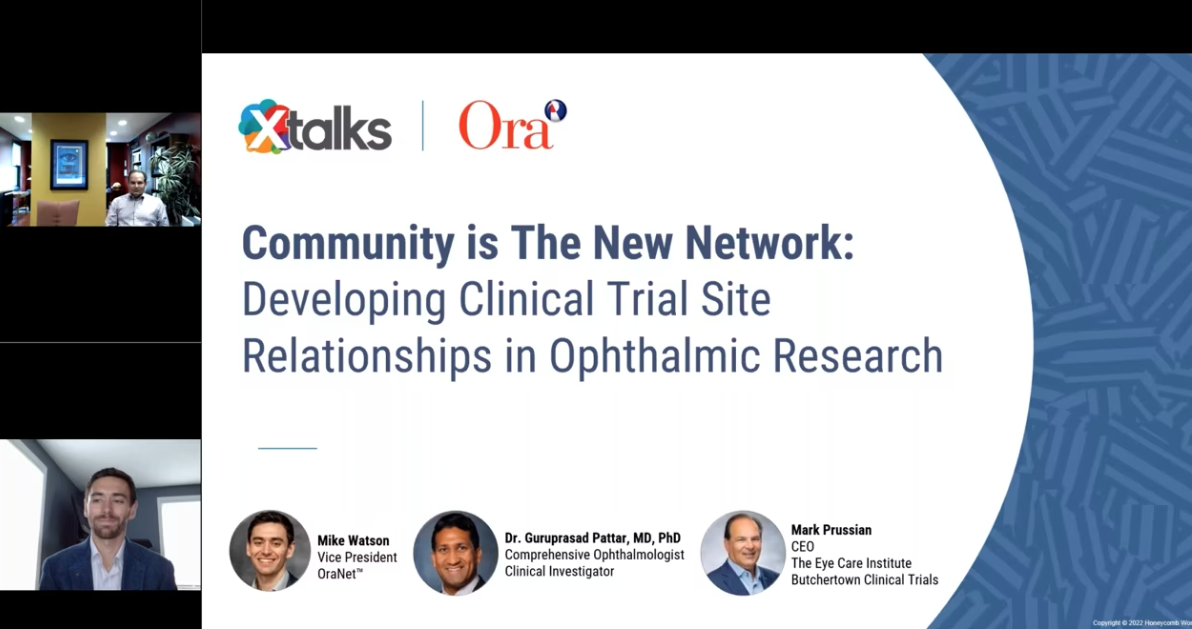 Building Clinical Trial Site Networks in Ophthalmology